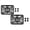 Black(2 Pack), variant on Air Fryer Grill Pan for Ninja Foodi DZ401 DZ550 10QT DualZone Air Fryers, Replacement Air Fryer Crisper Plate Grill Plate Tray Accessories with Rubber Bumpers, Dishwasher Safe(1 Pack)