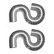 thumbnail image 1 of Kit 2 Pzs Ducto Flexible Aluminio 4" De Diámetro X 2.40 Mts, 1 of 3
