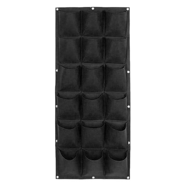 Vertical Garden Planter Wall Hanging Plant Bag 9 Pocket Green Living Wall Indoor Outdoor Herb Vegetable Flower Growing Kit, Ukhbmc