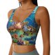 thumbnail image 2 of Fotbe Sea World Sujetador Deportivo Largo sin Aros para Mujer con Almohadillas y Soporte Medio, Transpirable y Absorbente, Camiseta Tipo Chaleco o Tank Top-Medium, 2 of 8