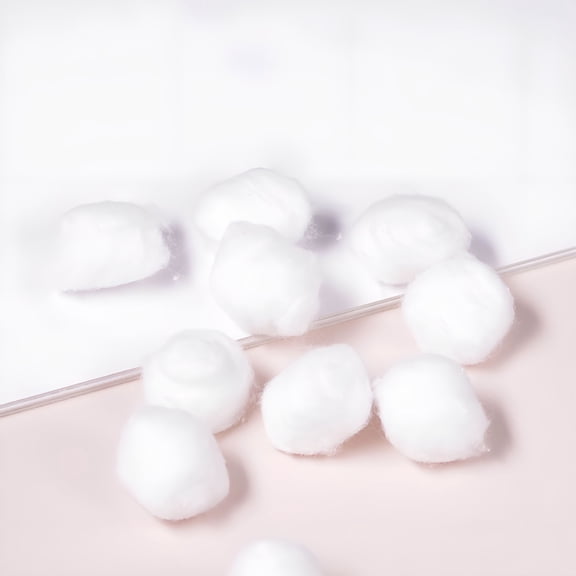 RAGUPEL Organic Super Jumbo Cotton Balls (50 Count)-Hypoallergenic,Absorbent,Large Size,100% Pure