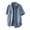 Light Blue, variant on QHFBli Mens Short Sleeve Button Down Shirts Denim Short Sleeve Shirt Men Two Pocket Western Soft Work Casual Denim Shirt