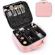 thumbnail image 2 of Makeup Bag Travel Makeup Case Professional Bag Organizer Cosmetic Storage Boxes Waterproof Portable Makeup Case with Detachable Compartments, Pink, Ma, 2 of 3