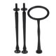 thumbnail image 1 of 2/3 niveles pastel varilla placa soporte manija montaje hardware boda fiesta suministros 2 niveles dorado, 1 of 5