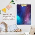 thumbnail image 7 of Coolnut Galaxy Star Cloudy 12.5"x9" Clipboard, Acrylic Fashion Letter A4 Size Clipboards with Metal Clip for Nurses, Students,Teacher,Women, Man-Silver12x9in, 7 of 7