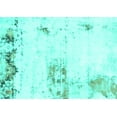 thumbnail image 1 of Ahgly Company Machine Washable Indoor Rectangle Abstract Turquoise Blue Modern Area Rugs, 5' x 8', 1 of 4