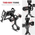thumbnail image 3 of Aluminum Bike Phone Holder 360 Degree Rotating Adjustable Anti Slip Cycling Bicycle Handlebar Phone Mount, 3 of 8