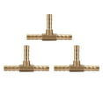 thumbnail image 2 of Conector de manguera en T Nikou 5 piezas de latón 3 vías, 2 of 9