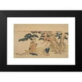 thumbnail image 2 of Katsukawa Shunsen 14x11 Black Modern Framed Museum Art Print Titled - The Feather Robe (Hagoromo) (1804-1818), 2 of 5
