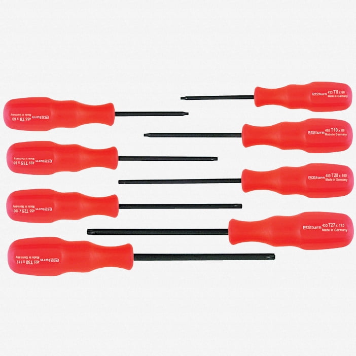 Wiha 45592 8 Piece Proturn Torx Screwdriver Set