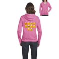 thumbnail image 1 of Womens Emoji Entourage Full-Zip Hooded Sweatshirt, 1 of 5