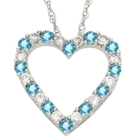 .60 Carat T.g.w. Blue Topaz And .72 Cara