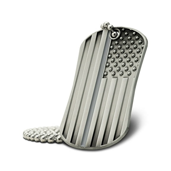 Thin Gray Line Corrections Officer Dog Tag (4 Pack) by Shields of Strength