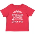 thumbnail image 3 of Inktastic Grammy and Grandpa Love Me Girls Granddaughter Girls Baby T-Shirt, 3 of 5
