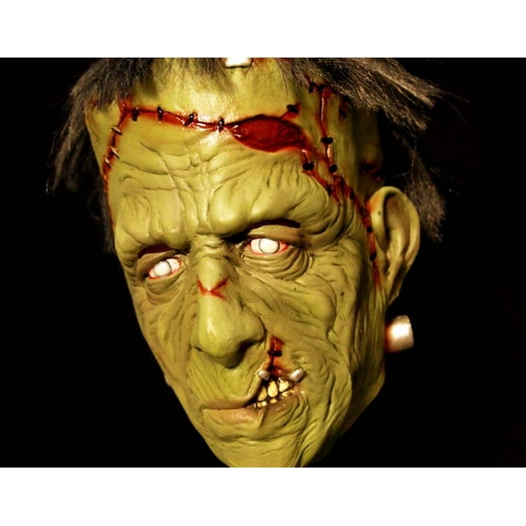 Frankenstein's Monster Mary Shelley - Lord Grimley's Manor Halloween Adult Unisex Latex Full Mask