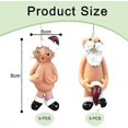 thumbnail image 2 of 6 Pcs Christmas Tree Decorations, Home Christmas Decorations, 2D Flat Pendant Santa Claus Unusual Gifts, Suitable for Tree Hanging and Holiday Party D, 2 of 5