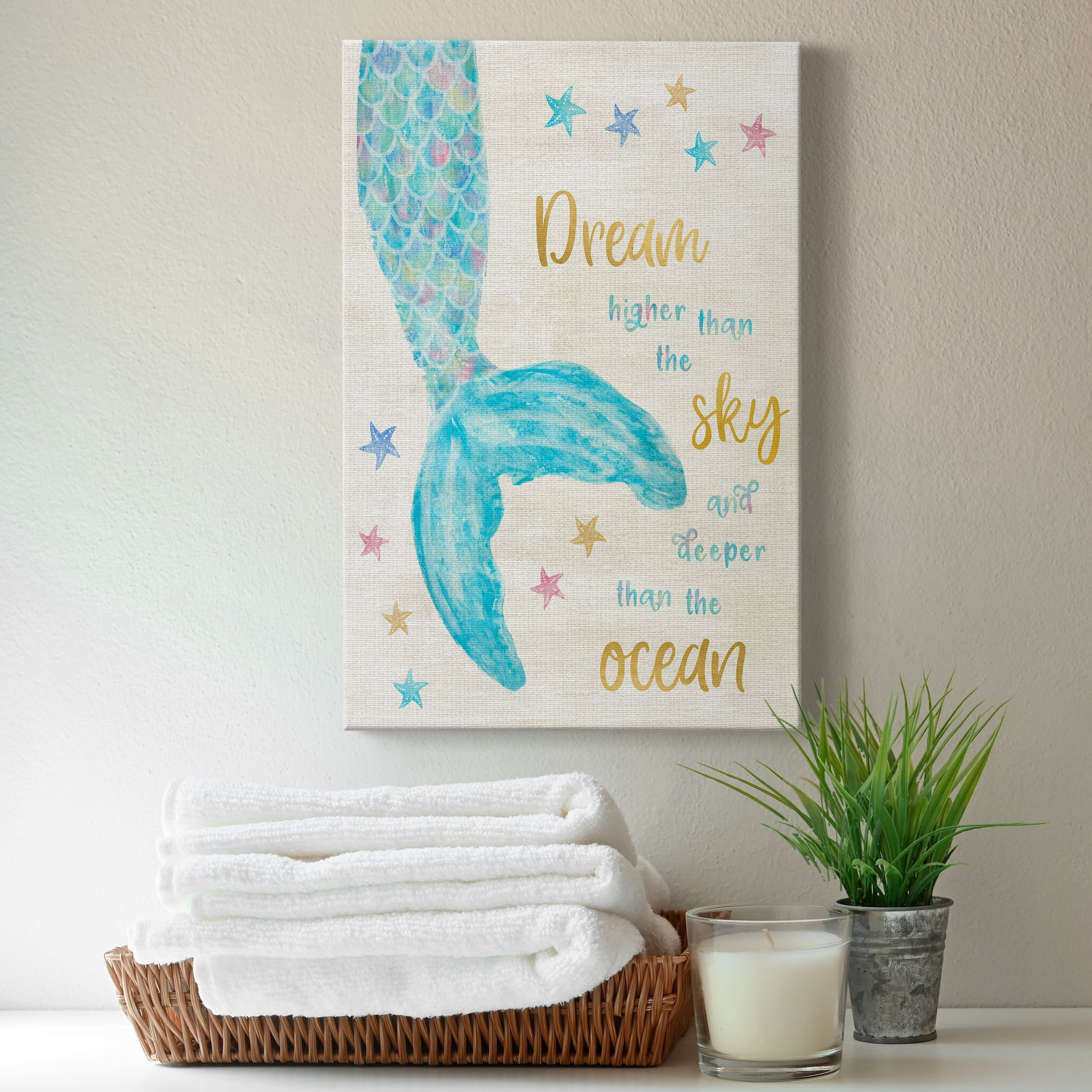 Mermaid Dream Premium Gallery Wrapped Canvas - Ready to Hang - 40 x 60