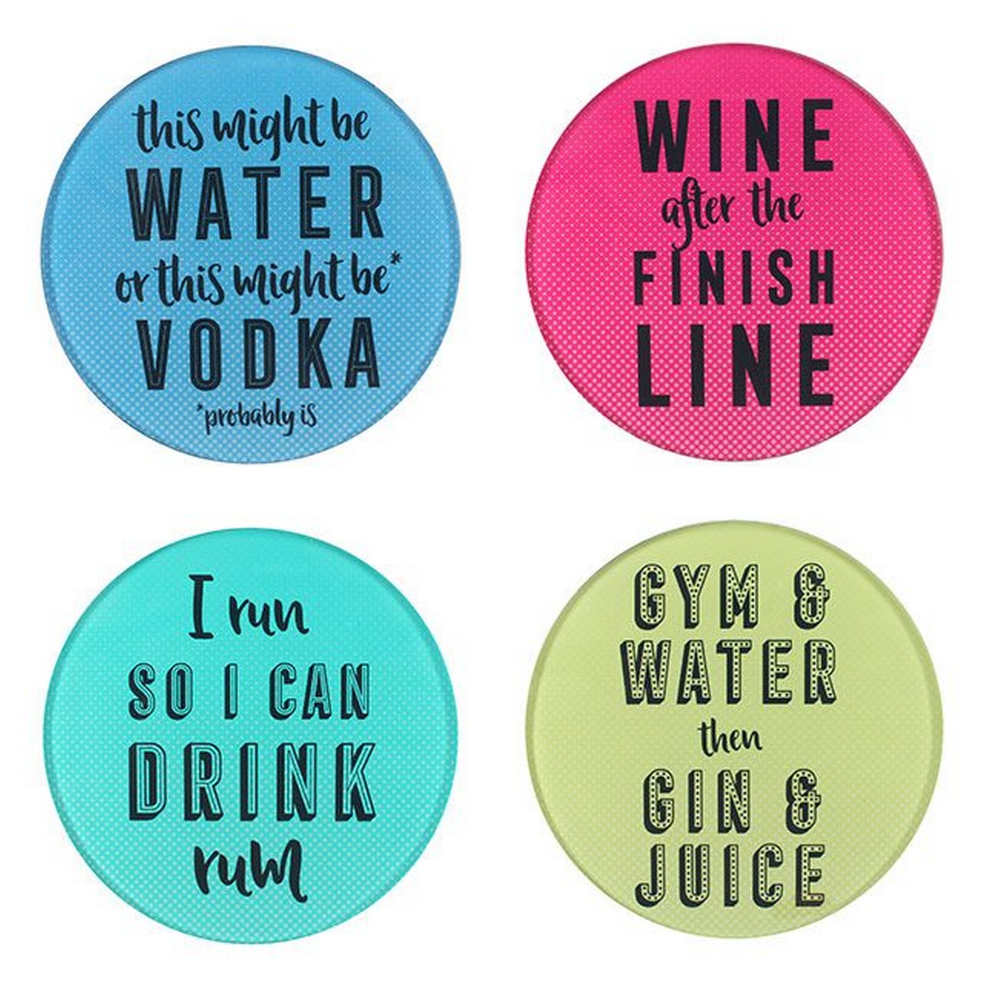 Something Different Slogan Glass Coasters Walmart Canada