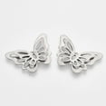 thumbnail image 1 of 5 colgantes 3D de acero inoxidable con forma de mariposa, conectores para joyas, colgantes para pulseras de acero inoxidable de colores., 1 of 2