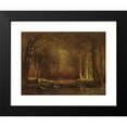 thumbnail image 2 of Worthington Whittredge 24x19 Black Modern Framed Museum Art Print Titled - Trout Brook in the Catskills (1875), 2 of 5