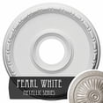 thumbnail image 3 of Ekena Millwork 16 1/2"OD x 3 7/8"ID x 1 1/2"P Medea Ceiling Medallion (Fits Canopies up to 5 3/8"), Hand-Painted Pearl White, 3 of 5