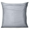 Home Trends Slate Silk Pleated Decorative Pillow