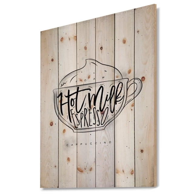Design Art - Cappuccino Tasse Blanche