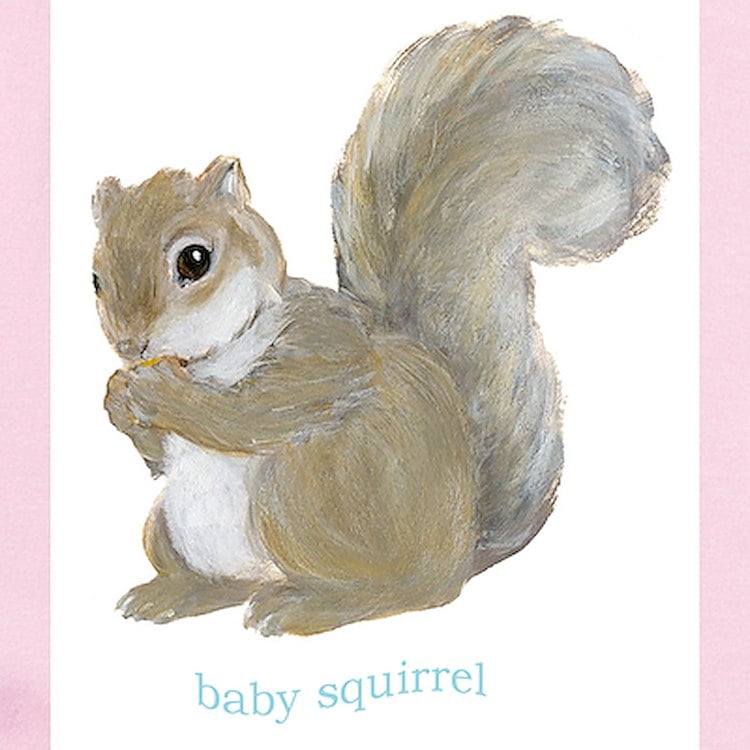 CafePress - Little Squirrel Baby Onesie - Baby Light Bodysuit, Size Newborn - 24 Months