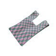 thumbnail image 4 of facefd Women Handbag Tote Grid Pattern Shoulder Bag for Females Summer Pink Green, 4 of 8