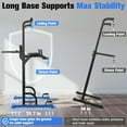 thumbnail image 3 of Sportsroyals Pull Up Bar Dip Station Power Tower Assistive Trainer Multi-Function Home Gym Strength Training Fitness Equipment 450LBS, 3 of 9