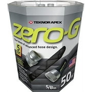 Teknor-Apex 4001-50 Zero-G 50' 5/8" Kink-Free Black Water Garden Hose - Quantity of 4