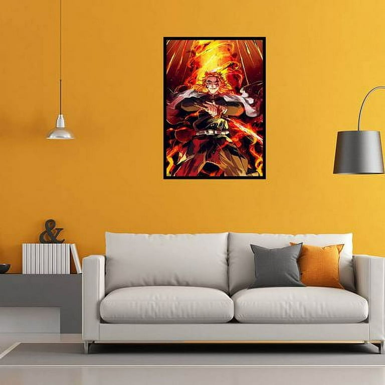 Taicanon Demon Slayer Characters Poster Anime Manga Room Decoration  Pictures Coated Paper Posters(Style9) 