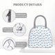 thumbnail image 4 of Fotbe Cute Shark Bolsa de Almuerzo con Estampado, Lonchera Aislada, Contenedor de Comida Reutilizable Tipo Cooler a Prueba de Fugas, 4 of 6