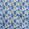 thumbnail image 1 of oneOone Viscose Chiffon Medium Blue Fabric Kids Animal Fabric For Sewing Printed Craft Fabric By The Yard 42 Inch Wide, 1 of 4