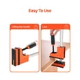 thumbnail image 5 of 2-Pack 24" Parallel Bar Clamps for Woodworking, 1500 lbs Load Limit Orange F-Clamp Set, 5 of 10