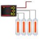thumbnail image 2 of 12V 1 a 4 COB LED Coche Motocicleta Luz estroboscópica Parrilla Lámpara intermitente (Rojo) Ndcxsfigh Accesorios para autos y motos, 2 of 7