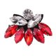 thumbnail image 5 of Parche de Rhinestone rojo Gloria con cuentas de mariposa 4.2 x 3.1 cm, 5 of 7