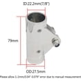 thumbnail image 2 of ABCISI 316SS Boat Tube Connector,Boat Rail Fittings Folding Swivel Connector for 1 inch O.D Tube/Pipe of Marine Boat Yacht, 2 of 6