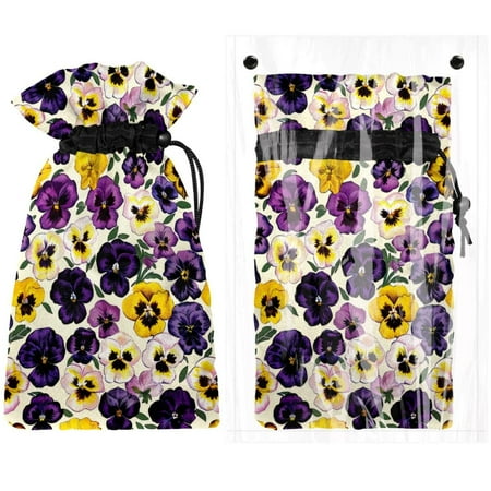 

Josid Floral Pattern Reusable Outdoor Faucet Insulation Covers Waterproof and Freeze-Resistant Spigot Protector Bags 2 Pack 11 x 6.9