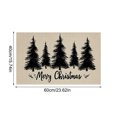 thumbnail image 3 of GUANGHONG Festive Christmas Doormat Non Indoor/Outdoor Holiday Rug for Home Decoration for Adding Festivity To Your Home! Velour Throw, 3 of 4