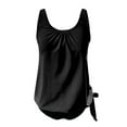 thumbnail image 5 of Maillot de Bain Tankini Rétro Imprimé Taille Haute Conservateur pour Femmes - Hontri, 5 of 5