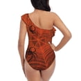 thumbnail image 5 of Honeii Spider Web for women's one-piece swimsuit featuring a chic one-shoulder design experience elegance and style in the water-Medium, 5 of 6