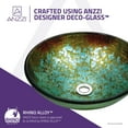 thumbnail image 3 of Tara Series Deco-Glass Vessel Sink in Glacial Blaze, 3 of 7