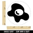 thumbnail image 2 of Egg Cooked Sunny Side Up Self-Inking Rubber Stamp Ink Stamper - Black Ink - Small 3/4 Inch, 2 of 7