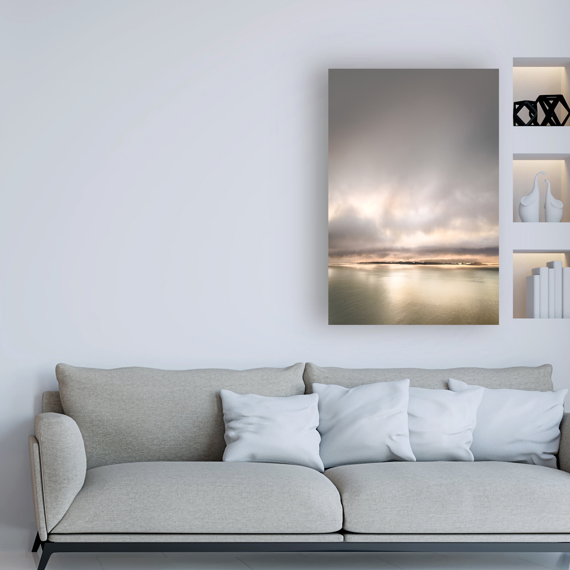 Trademark Fine Art 'Golden Horizons' Canvas Art by Lynne Dougla