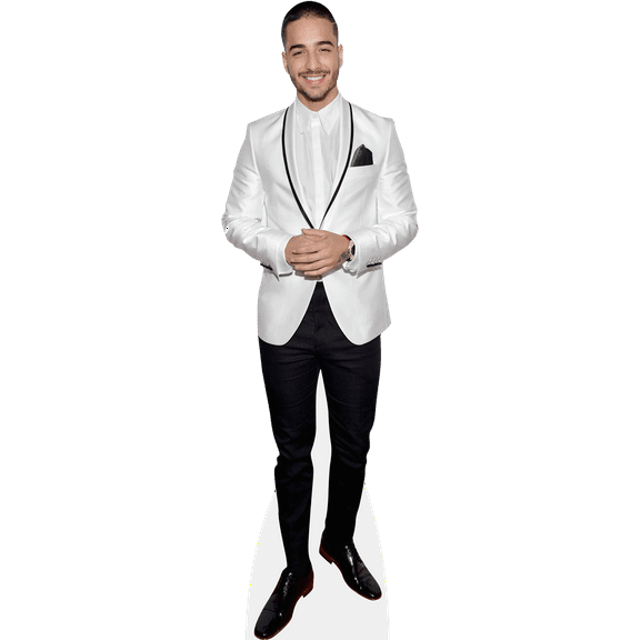 Maluma (White Suit) Mini Cardboard Cutout Standee