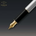 thumbnail image 4 of Parker Sonnet Fountain Pen | Stainless Steel with Gold Trim | Medium Nib | Gift Box, 4 of 8