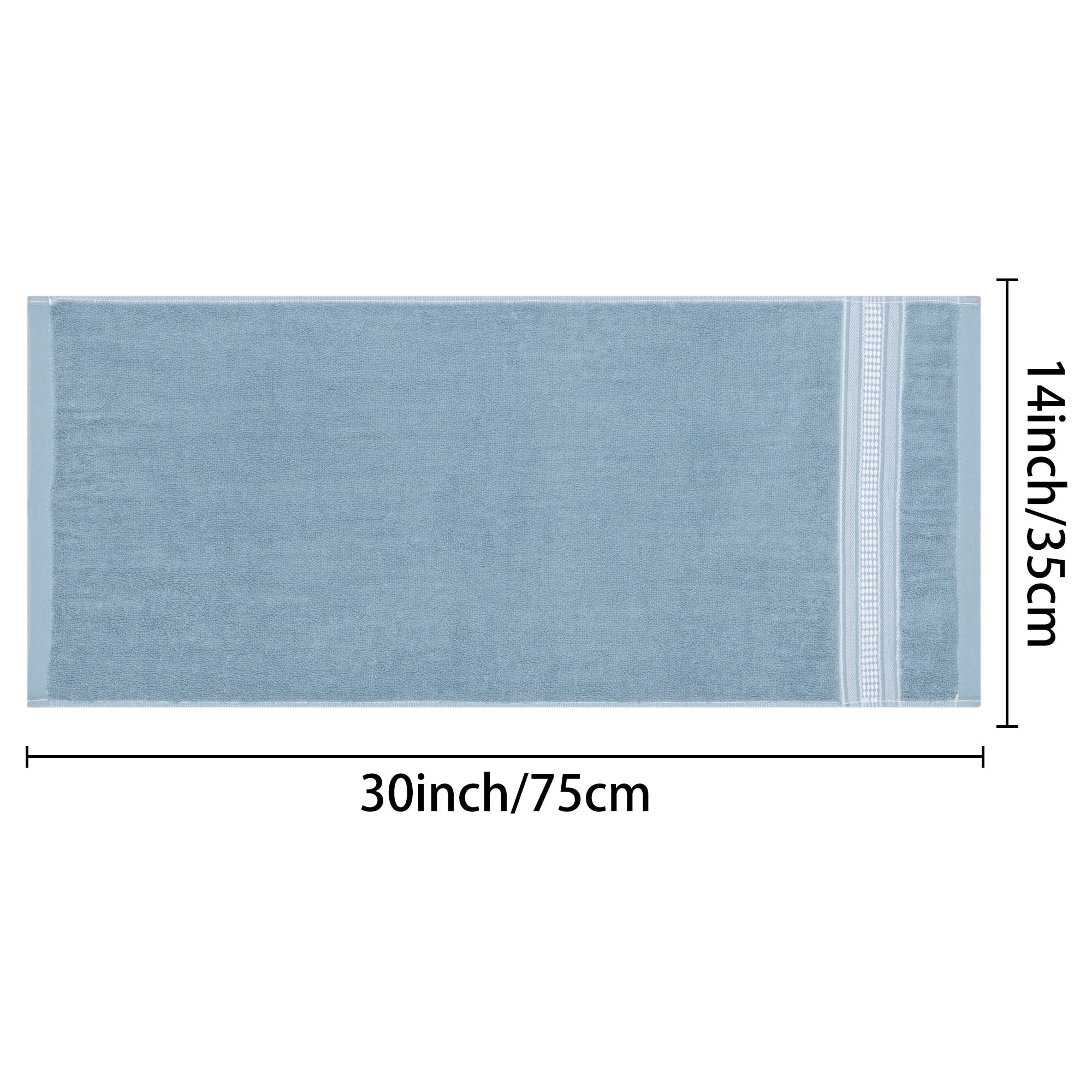 Unique Bargains Plaid Pattern Hand Towels Comfort and Quick Drying Towel for Bathroom Blue 14" x 30" Blue/Pink 14" x 30"