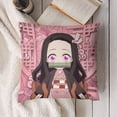thumbnail image 3 of Kamado Nezuko Pillow Case Soft Pillow Cover Pillowcase Decorative Cushion Cover Home Decor 18 "x18 ", 3 of 8