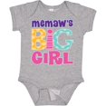 thumbnail image 3 of Inktastic Memaw Big Girl Girls Baby Bodysuit, 3 of 5
